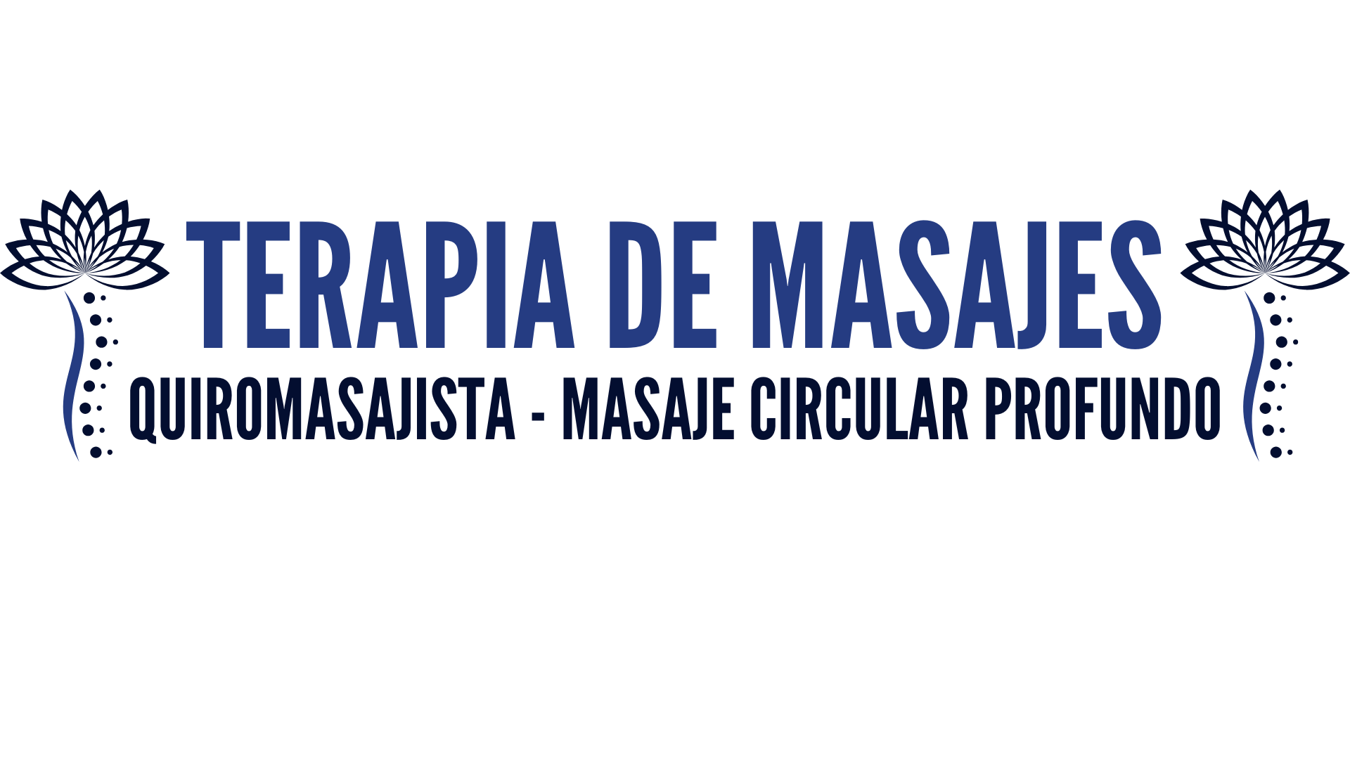 Terapia de masajes |masaje circular profundo finalizacion de reserva